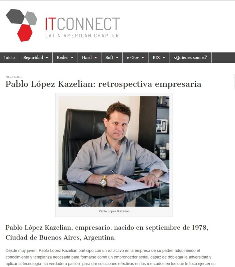 Pablo López Kazelian: retrospectiva empresaria